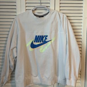 Nike Sportswear Archive Pullover Sweatshirt Logo White